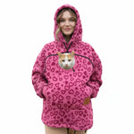 Winter Hooded Fleece Pet Pocket Sweatshirt