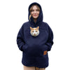 Winter Hooded Fleece Pet Pocket Sweatshirt