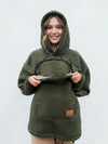 Winter Hooded Fleece Pet Pocket Sweatshirt